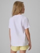mini: Dziewczęcy t-shirt z nadrukiem 4F 4FJRSS26TTSHF3913 - biały (4)