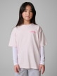 mini: Dziewczęcy t-shirt z nadrukiem 4F 4FJRSS26TTSHF4137 - różowy (1)