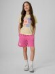 mini: Dziewczęcy t-shirt z nadrukiem 4F 4FJRSS26TTSHF4418 - żółty (2)