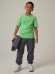 mini: Chłopięcy t-shirt z nadrukiem 4F 4FJRSS26TTSHM3599 - zielony (2)