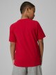 mini: Chłopięcy t-shirt z nadrukiem 4F 4FJRSS26TTSHM3599 - czerwony (4)