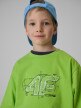 mini: Chłopięcy t-shirt z nadrukiem 4F 4FJRSS26TTSHM3857 - zielony (3)