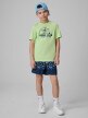 mini: Chłopięcy t-shirt z nadrukiem 4F 4FJRSS26TTSHM3901 - zielony (2)