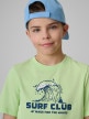 mini: Chłopięcy t-shirt z nadrukiem 4F 4FJRSS26TTSHM3901 - zielony (3)