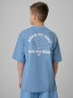 mini: Chłopięcy t-shirt z nadrukiem 4F 4FJRSS26TTSHM3906 - niebieski (4)
