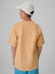 mini: Chłopięcy t-shirt z nadrukiem 4F 4FJRSS26TTSHM4167 - pomarańczowy (4)