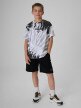mini: Chłopięcy t-shirt z nadrukiem 4F 4FJRSS26TTSHM4173 - szary (2)