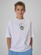 mini: Chłopięcy t-shirt z nadrukiem 4F 4FJRSS26TTSHM4276 - biały (2)