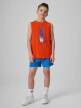  4F JUNIOR Chłopięce spodenki plażowe 4F 4FJRSS26UBDSM217  niebieskie Niebieski