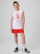 mini: Chłopięce spodenki plażowe 4F 4FJRSS26UBDSM217 - czerwone (4)