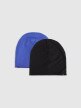 4F JUNIOR Dziecięca czapka beanie dwustronna 4F 4FJWAW25ACAPU603  czarna Czarny