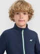 mini: Chłopięcy polar ze stójką 4F 4FJWAW25TFLEM413 - granatowy (4)