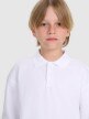 mini: Chłopięcy longsleeve polo 4F 4FJWAW25TLONM483 - biały  (3)