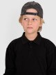 mini: Chłopięcy longsleeve polo 4F 4FJWAW25TLONM483 - czarny (3)