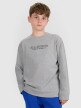mini: Chłopięcy longsleeve z nadrukiem 4F 4FJWAW25TLONM485 - szary (1)