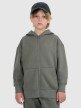 4F JUNIOR Chłopięca bluza rozpinana z kapturem 4F 4FJWAW25TSWSM2135  khaki Khaki