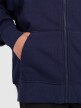 Chłopięca bluza rozpinana z kapturem 4F 4FJWAW25TSWSM2135 - granatowa