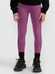 mini: Dziewczęce legginsy dzianinowe 4F 4FJWAW25TTIGF243 - fioletowe (2)