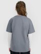 mini: Dziewczęcy t-shirt z nadrukiem oversize 4F 4FJWAW25TTSHF2387 - szary (4)