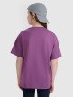 mini: Dziewczęcy t-shirt z nadrukiem oversize 4F 4FJWAW25TTSHF2387 - fioletowy (4)