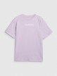 mini: Dziewczęcy t-shirt z nadrukiem oversize 4F 4FJWAW25TTSHF2387 - fioletowy (5)