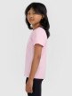 mini: Dziewczęcy t-shirt z nadrukiem 4F 4FJWAW25TTSHF2396 - różowy (3)