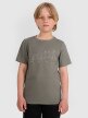 mini: Chłopięcy t-shirt z nadrukiem 4F 4FJWAW25TTSHM2414 - szara (1)
