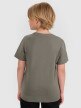 mini: Chłopięcy t-shirt z nadrukiem 4F 4FJWAW25TTSHM2414 - szara (4)