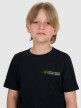 Chłopięcy t-shirt z nadrukiem 4F 4FJWAW25TTSHM2415 - czarny