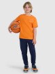 mini: Chłopięcy t-shirt z nadrukiem 4F 4FJWAW25TTSHM2415 - pomarańczowy (2)
