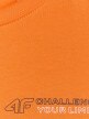 mini: Chłopięcy t-shirt z nadrukiem 4F 4FJWAW25TTSHM2415 - pomarańczowy (8)
