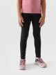 Dziewczęce legginsy dzianinowe 4F 4FJWMM00TTIGF178 - czarne