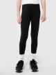 mini: Dziewczęce legginsy dzianinowe 4F 4FJWMM00TTIGF220-20S - czarne (2)
