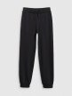 mini: Chłopięce spodnie dresowe joggery 4F 4FJWMM00TTROM1188 - czarne (6)