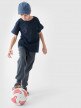 Chłopięcy t-shirt z nadrukiem 4F 4FJWMM00TTSHM2331 - granatowy