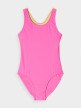 mini: Dziewczęcy kostium kąpielowy jednoczęściowy 4F 4FJWMM00USWSF074 - różowy (4)