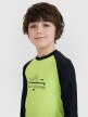 Chłopięcy longsleeve do pływania 4F 4FJWSS25TFLOM509 - zielony