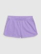 mini: Dziewczęce spodenki dresowe 4F 4FJWSS25TSHOF602 - fioletowe (6)