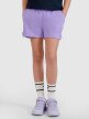 mini: Dziewczęce spodenki dresowe 4F 4FJWSS25TSHOF602 - fioletowe (2)