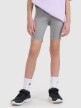 Dziewczęce legginsy kolarki 4F 4FJWSS25TSTIF010 - szare