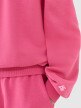 Dziewczęca bluza dresowa bez kaptura nierozpinana 4F 4FJWSS25TSWSF1479 - różowa