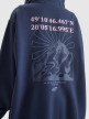 Dziewczęca bluza dresowa rozpinana z kapturem 4F 4FJWSS25TSWSF1482 - granatowa