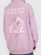Dziewczęca bluza dresowa rozpinana z kapturem 4F 4FJWSS25TSWSF1482 - różowa