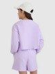 mini: Dziewczęca bluza dresowa bez kaptura nierozpinana 4F 4FJWSS25TSWSF1504 - fioletowa (4)