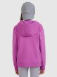 mini: Dziewczęca bluza dresowa rozpinana z kapturem 4F 4FJWSS25TSWSF1706 - fioletowa (4)