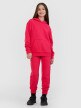 mini: Dziewczęca bluza dresowa nierozpinana z kapturem 4F 4FJWSS25TSWSF1707 - różowa (3)