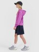 mini: Dziewczęca bluza dresowa nierozpinana bez kaptura 4F 4FJWSS25TSWSF1854 - fioletowa (2)