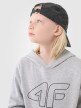 Chłopięca bluza dresowa nierozpinana bez kaptura 4F 4FJWSS25TSWSM1716 - szara