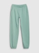 mini: Spodnie dresowe joggery dziewczęce - turkusowe (6)