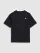 Dziewczęcy t-shirt oversize 4F 4FJWSS25TTSHF1851 - czarny